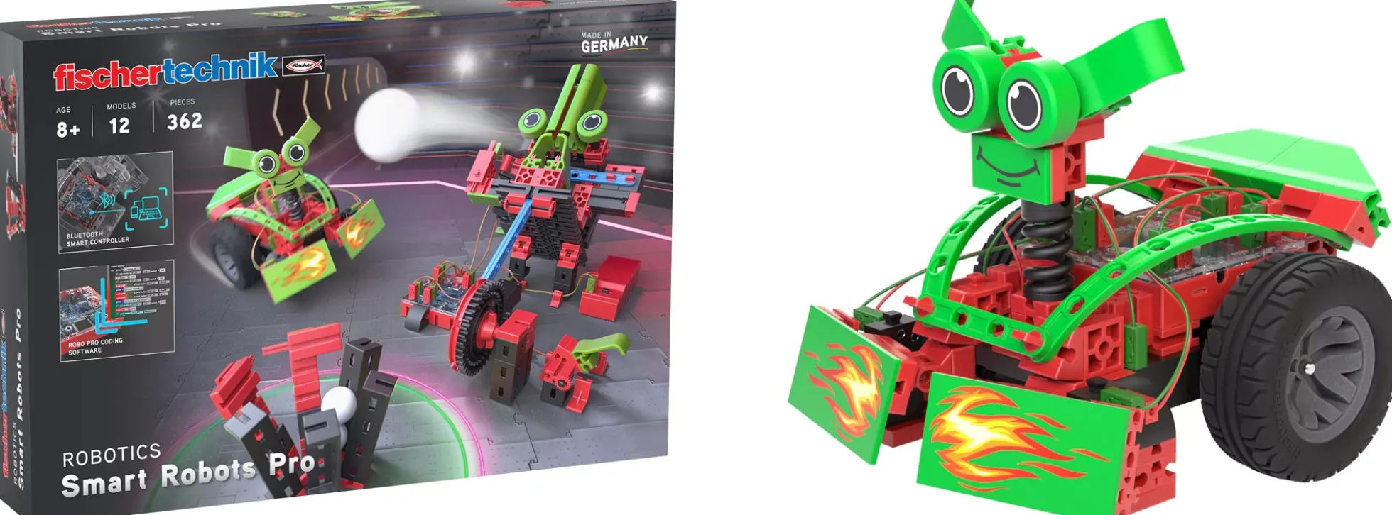 fischertechnik 569021 ROBOTICS Smart Robots Pro | 12 Modelle | Ab 8 Jahren