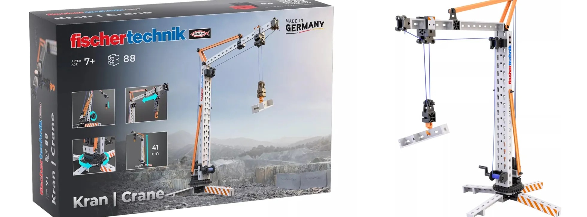 fischertechnik 576103 TECHNIK Kran | 88 Teile | Ab 7 Jahren