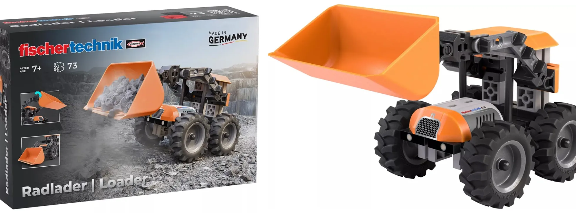 fischertechnik 576106 TECHNIK Radlader | 73 Teile | Ab 7 Jahren