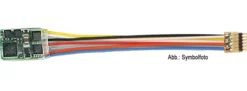 FLEISCHMANN 685404 DCC-Decoder 6-pol. mit Stecker | NEM 651 | Spur H0e, TT, N