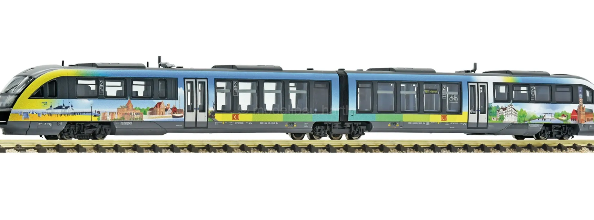 FLEISCHMANN 7770015 Dieseltriebzug BR 642 039 DB AG | DCC Sound | Spur N