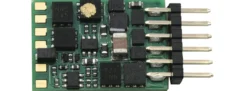 FLEISCHMANN 685305 6-poliger Decoder | gerade Stifte NEM 651 | DCC Railcom | Spur N / TT / H0e