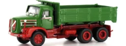 GMTS G8700140 ÖAF Tornado 6x6 Kipper grün/rot LKW-Modell 1:87