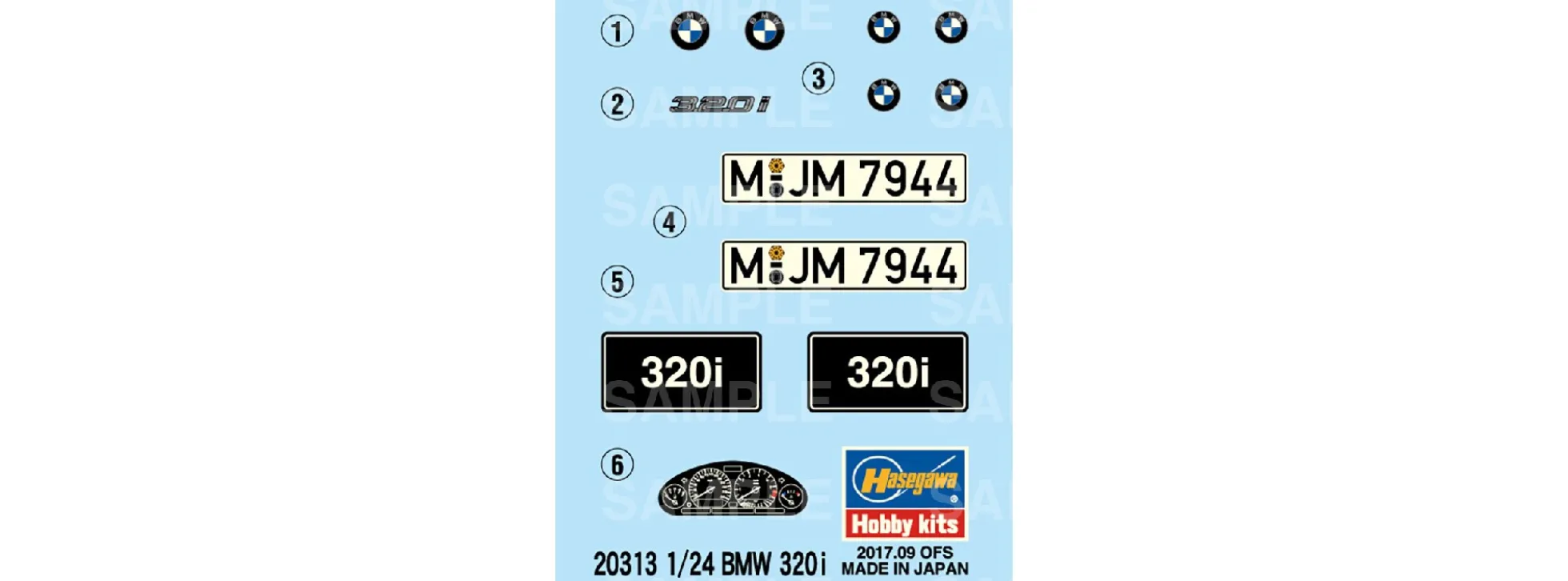 HASEGAWA 30313 BMW 320i | Auto Bausatz 1:24