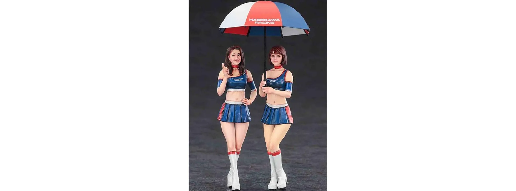 HASEGAWA 29109 Frauen mit Regenschirm | Figuren Bausatz 1:24