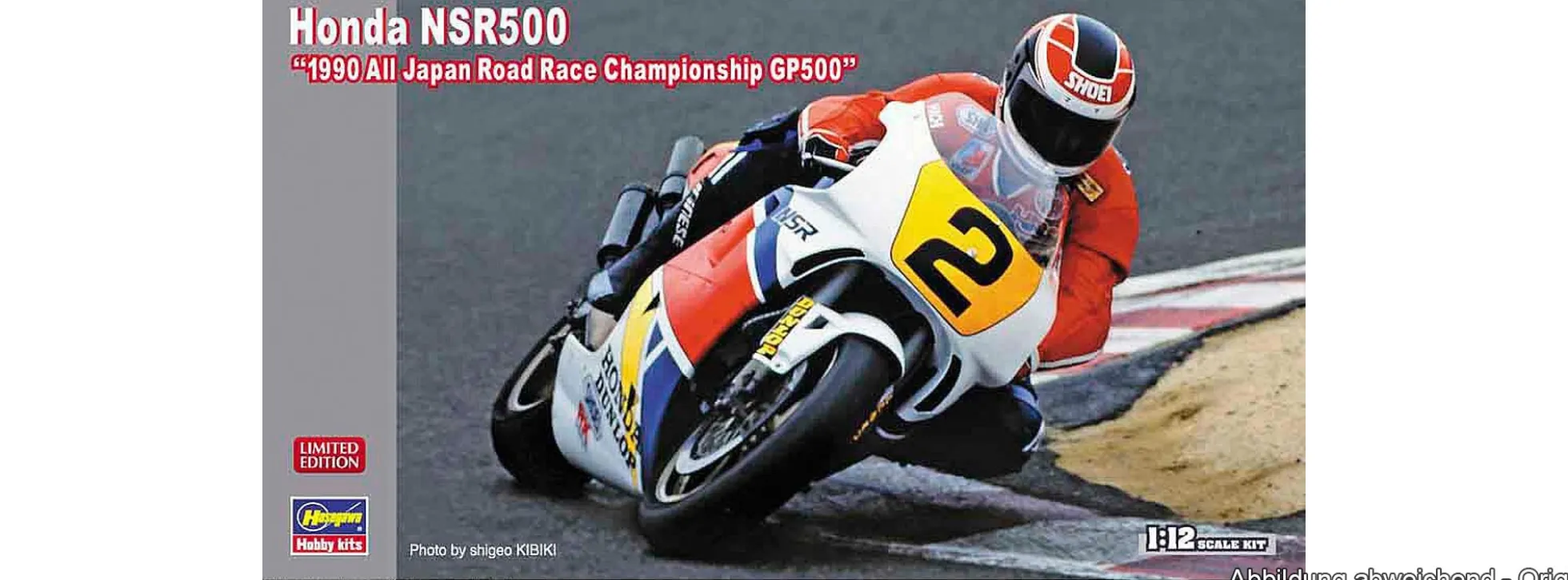 HASEGAWA 621744 Honda NSR500 1990 All Japan Road Race Championship | Motorrad Bausatz 1:12