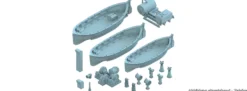 HASEGAWA HP001 Antarktis-Forschungsschiff PL107 Soya | Schiffbausatz 1:250