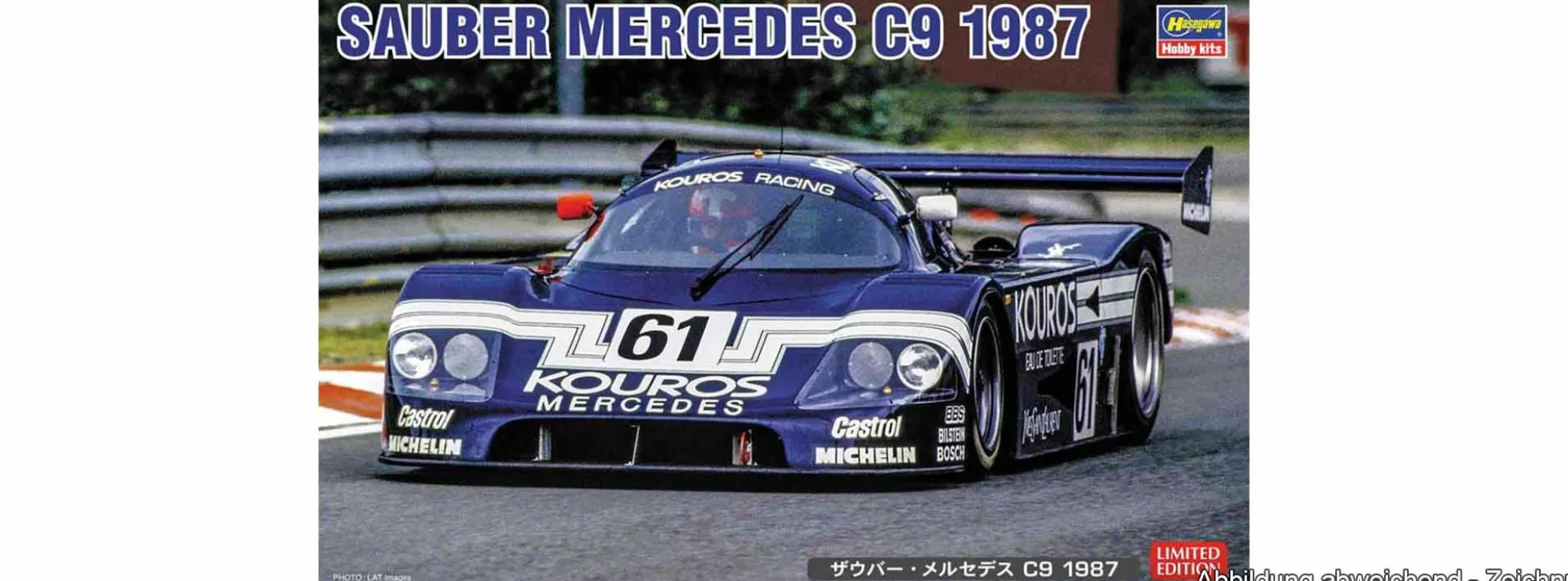 HASEGAWA 20753 Mercedes Sauber C9 1987 | Auto Bausatz 1:24