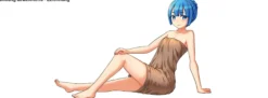 Hasegawa SP534 Frau mit Handtuch | EGG Collection Nr. 30 | Sara Mayuki | Modellfigur Bausatz 1:12