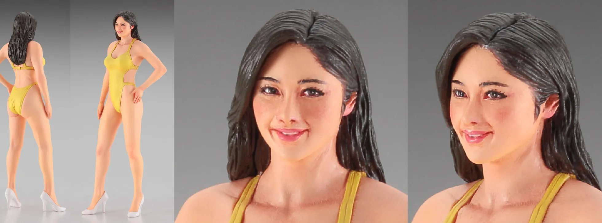 HASEGAWA SP572 Real Figure Collection No. 35 80s Campaign Girl | Figuren Bausatz 1:12