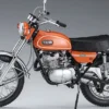 HASEGAWA SP529 Yamaha Enduro DT250 Mandarin Orange | Motorrad Bausatz 1:10