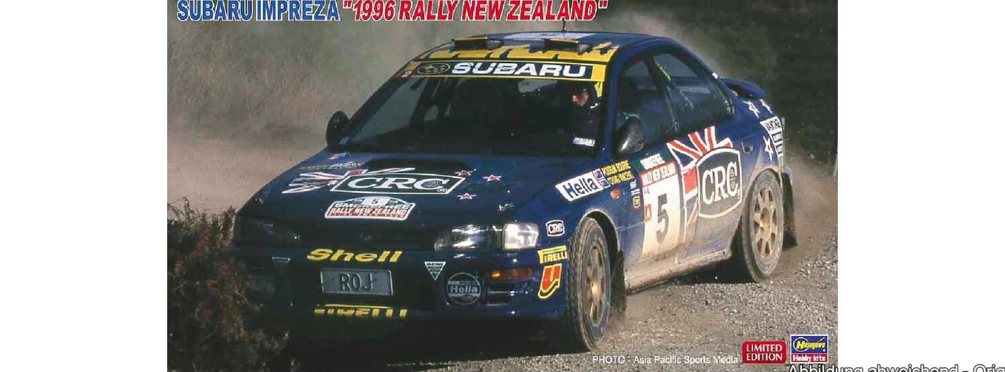 HASEGAWA 20696 Subaru Impreza 1996 Rallye Neuseeland | Auto Bausatz 1:24