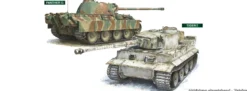 HASEGAWA 30067 Tiger I und Panther G | Panzer Bausatz 1:72
