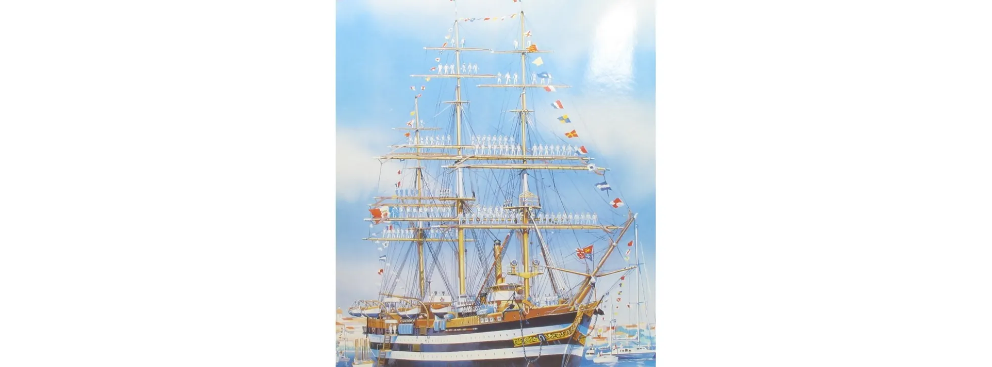 Heller 80807 Amerigo Vespucci Segelschiff Bausatz 1:150
