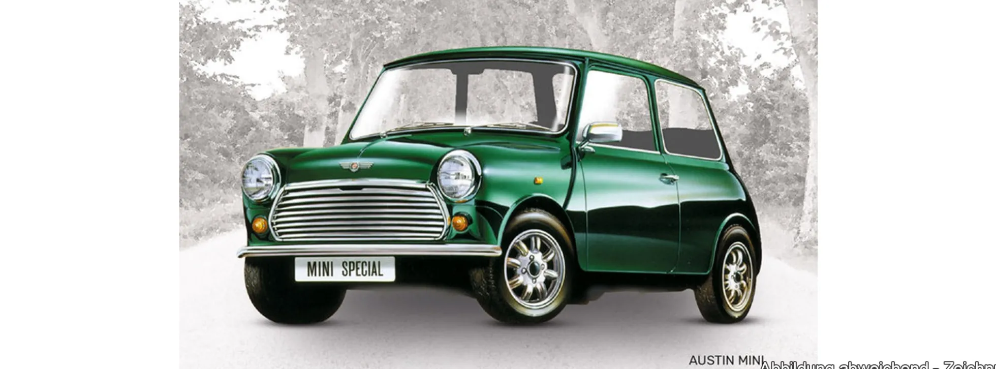 Heller 80153 Austin Mini | Auto Bausatz 1:43