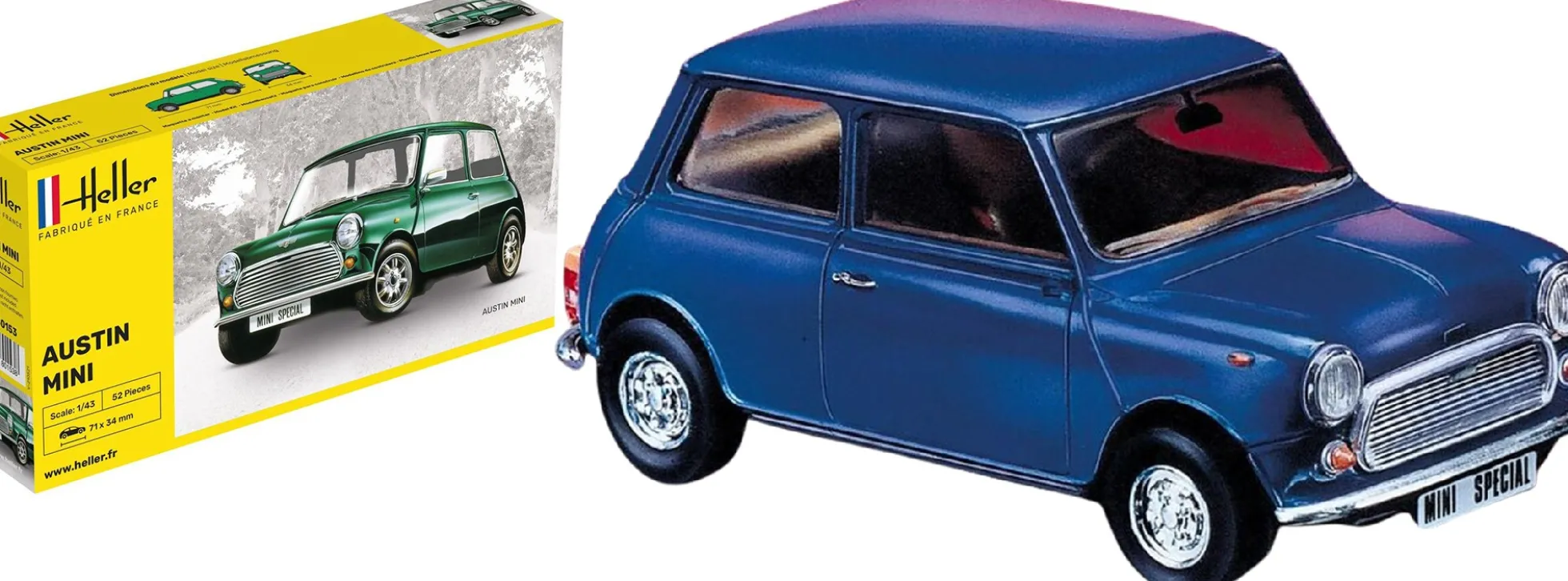 Heller 80153 Austin Mini | Auto Bausatz 1:43