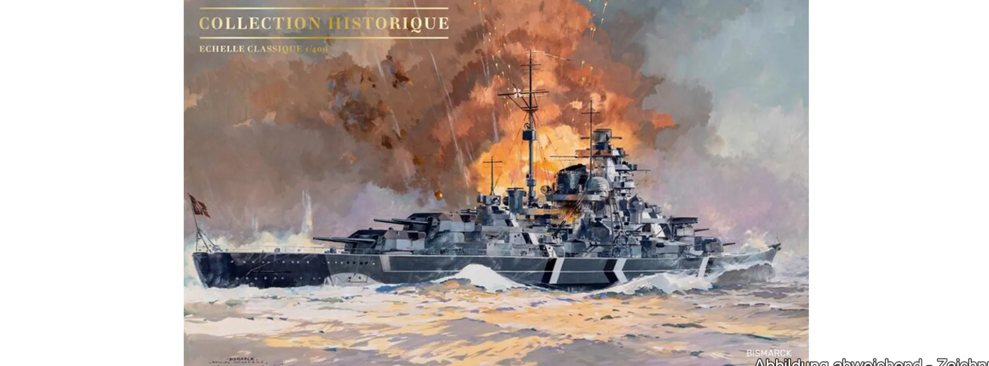 Heller 55078 Bismarck und Tirpitz TwinSet | Starter Kit | Schiffbausatz 1:400