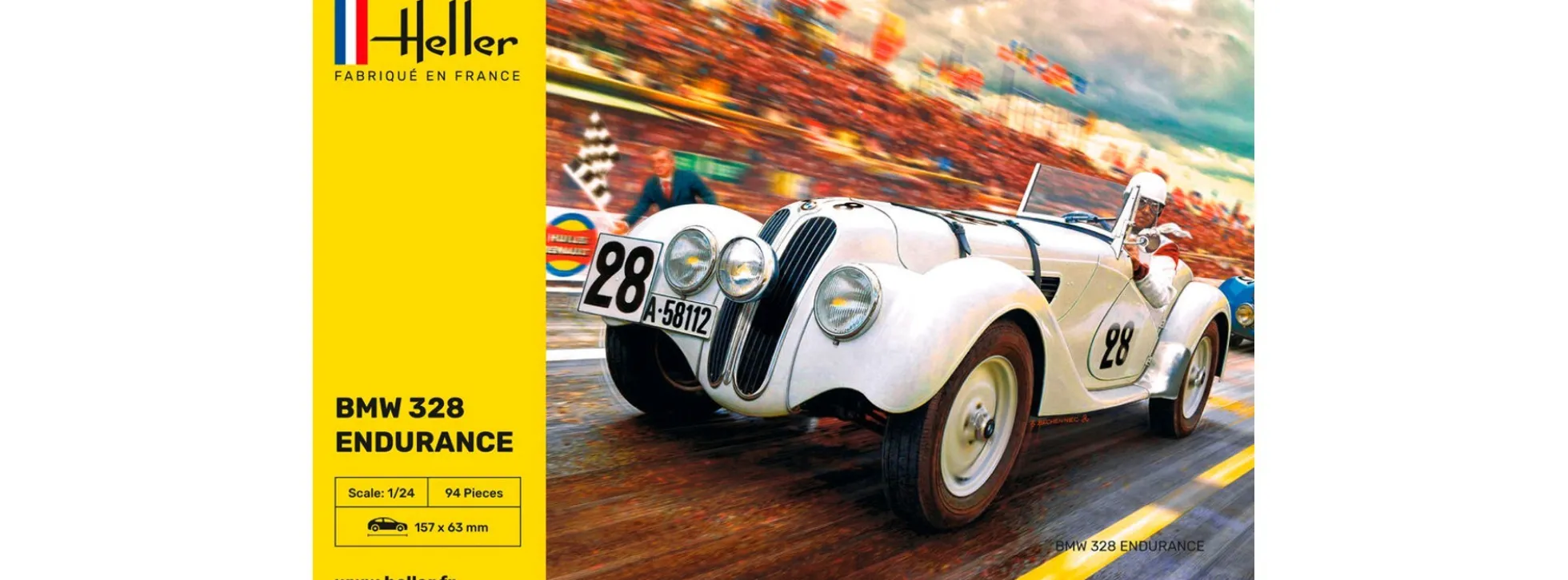 Heller 80782 BMW 328 Endurance | Auto Bausatz 1:24
