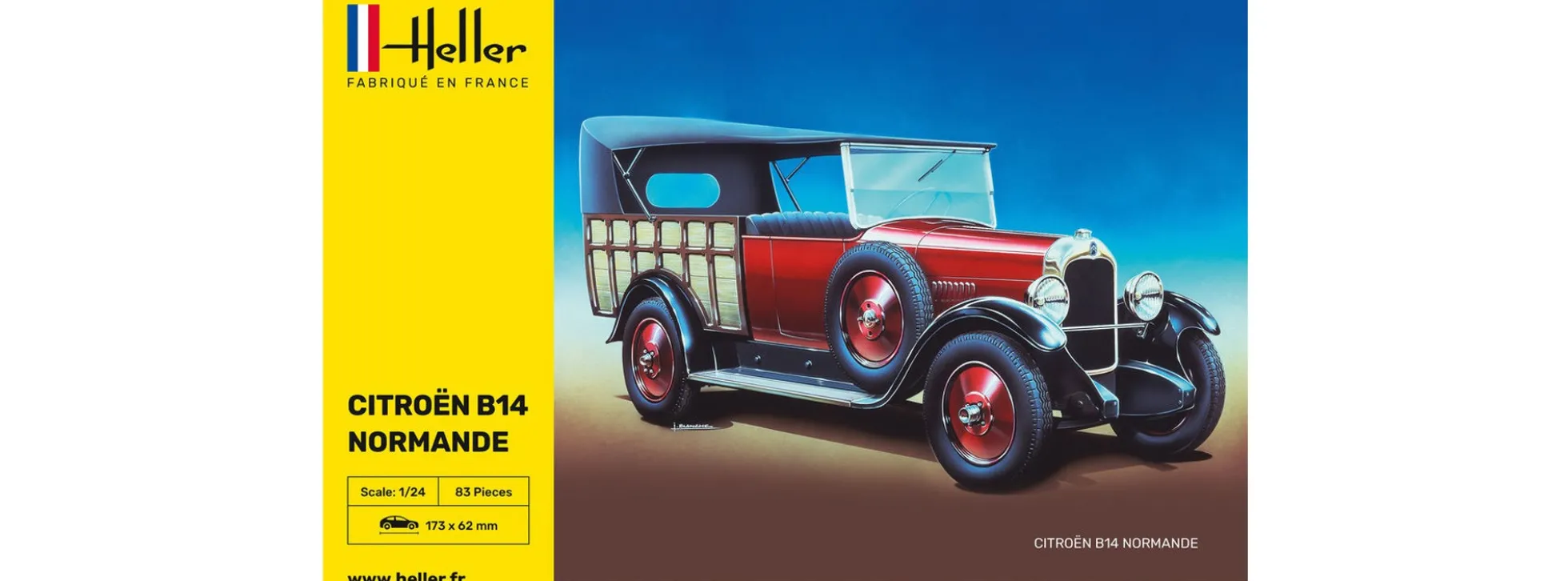 Heller 80729 Citroen B14 Normande | Auto Bausatz 1:24