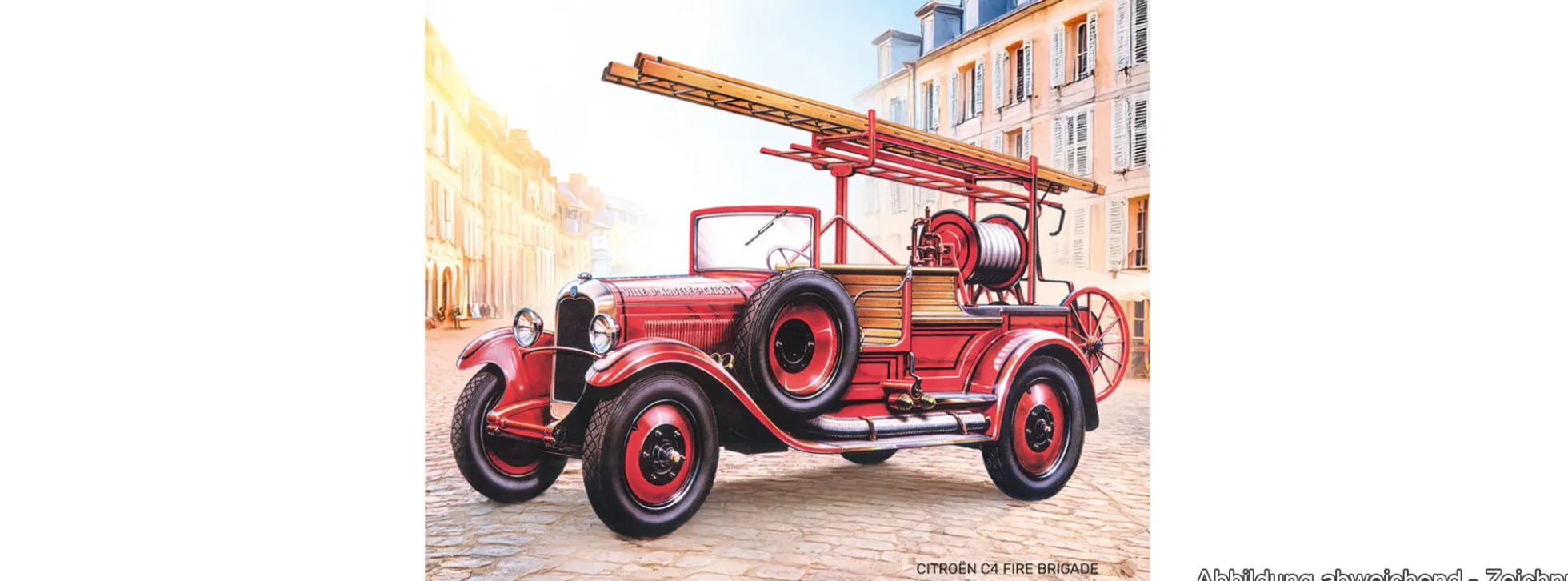 Heller 56733 Citroen C4 Fire Brigade | Starter-Kit | Auto Bausatz 1:24