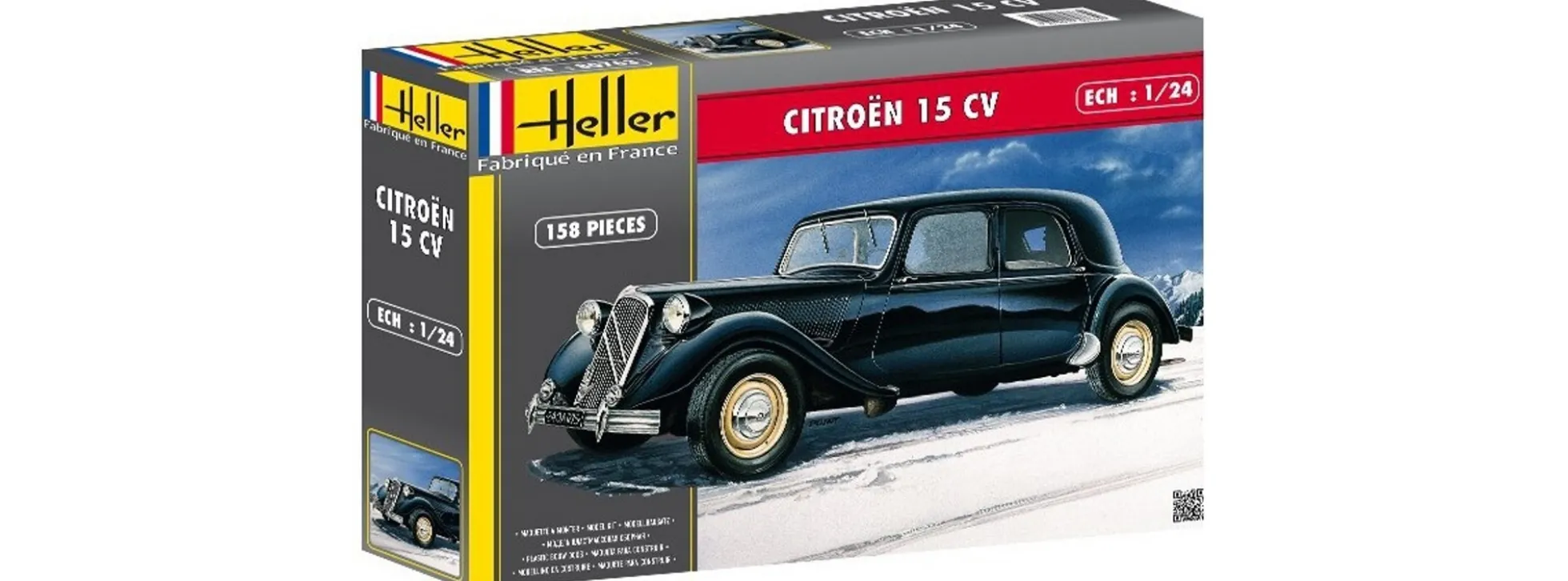 Heller 80763 Citroen 15 CV | Auto Bausatz 1:24