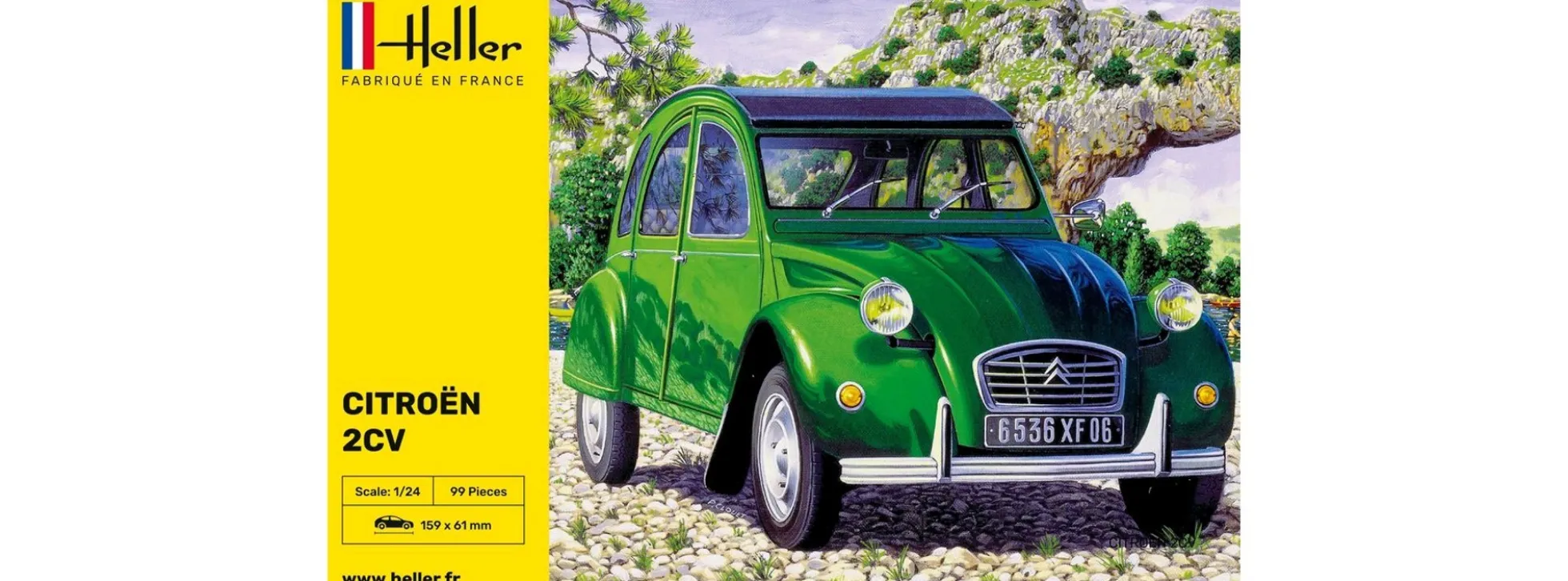 Heller 80765 Citroen 2CV | Auto Bausatz 1:24