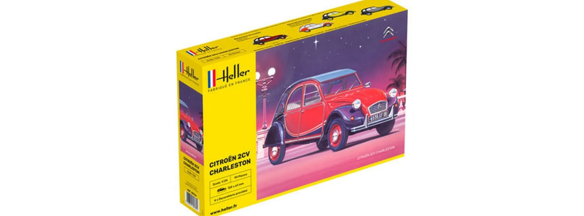 Heller 80766 Citroen 2CV Charleston | Auto Bausatz 1:24