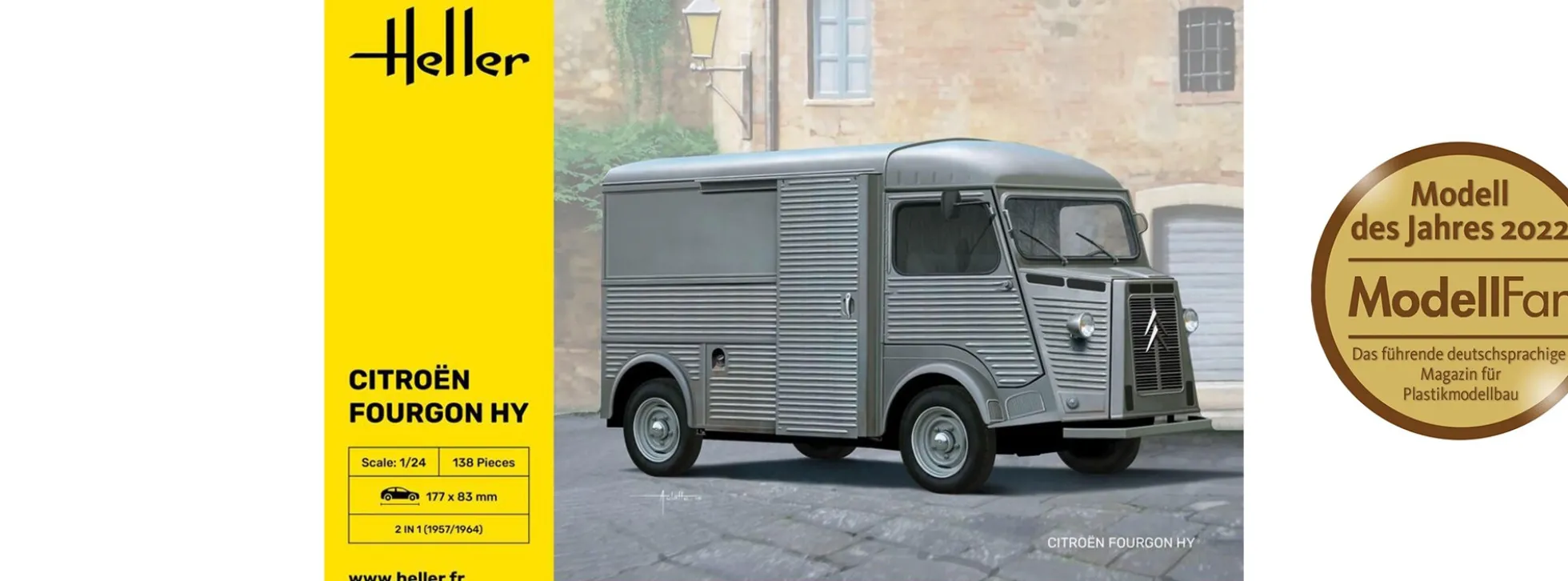 Heller 80768 Citroen Fourgon HY | Auto Bausatz 1:24