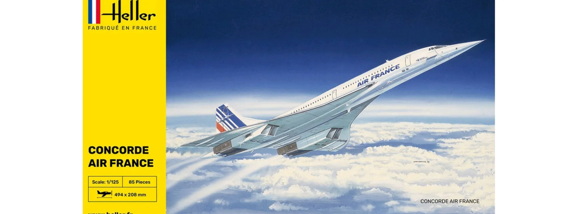 Heller 80445 Concorde Air France | Flugzeug Bausatz 1:125