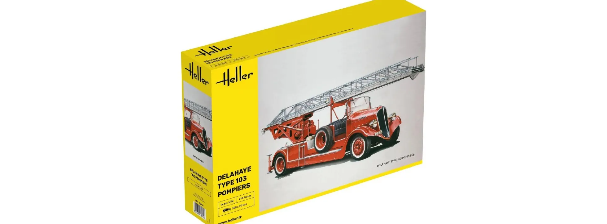 Heller 80780 Delahaye Type 103 Pompiers | Feuerwehr Bausatz 1:24