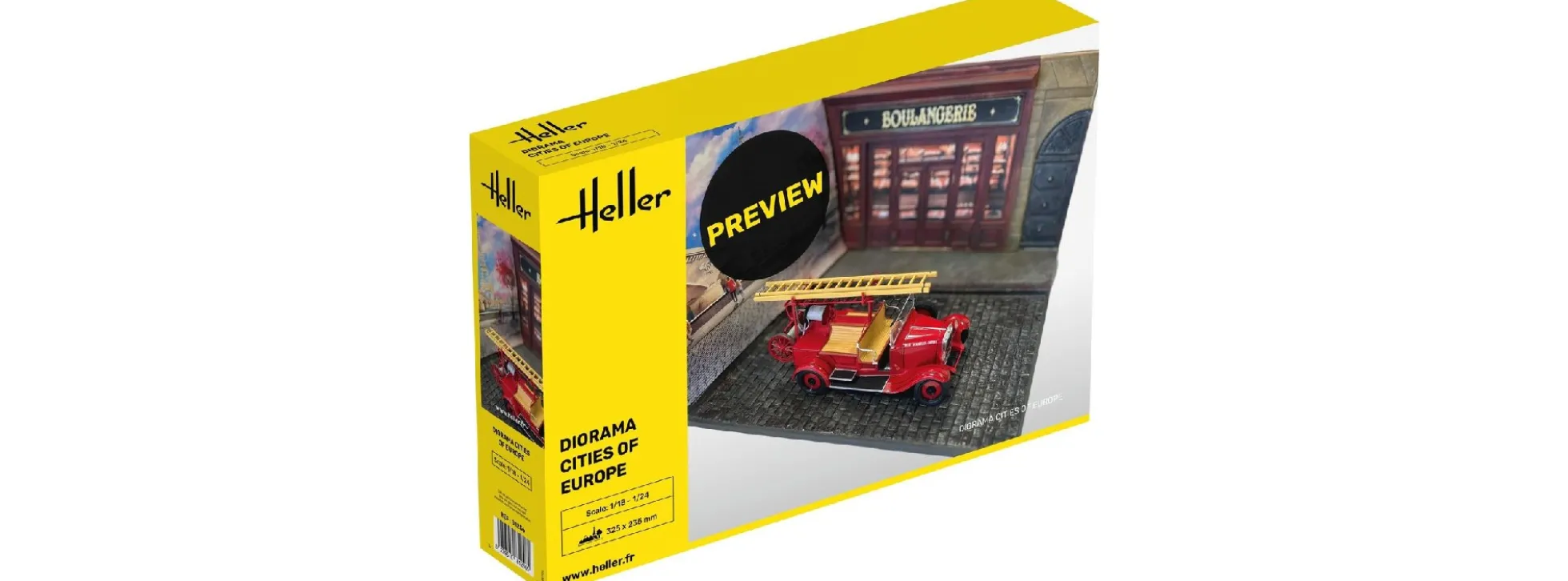 Heller 81256 Diorama Cities of Europe | Diorama Bausatz 1:18 - 1:24