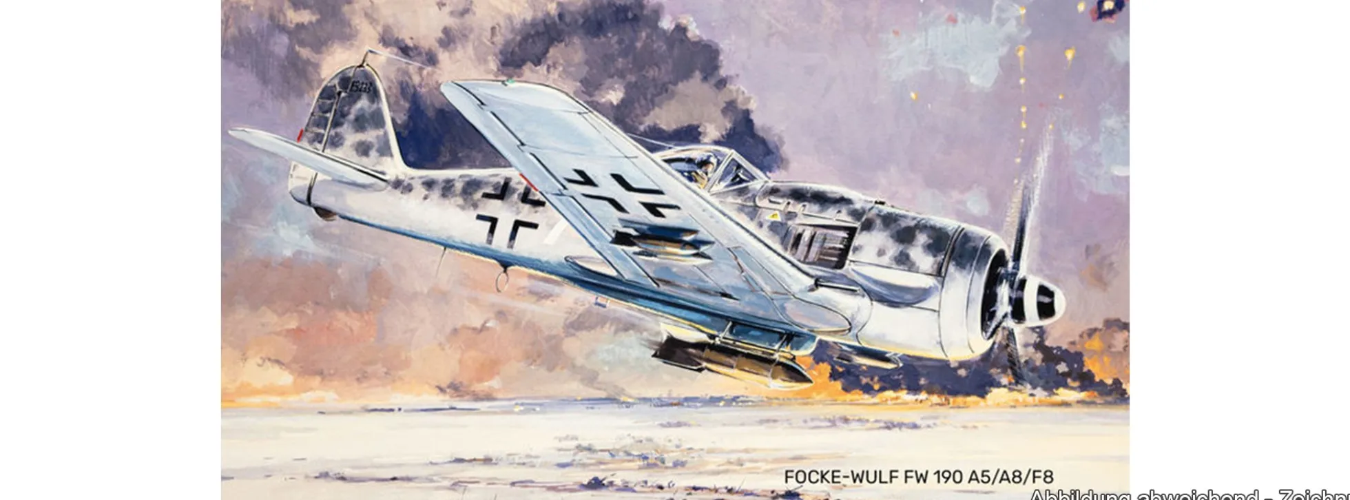 Heller 56235 Focke-Wulf FW 190 A5/A8/F8 | Starter-Kit | Flugzeug Bausatz 1:72