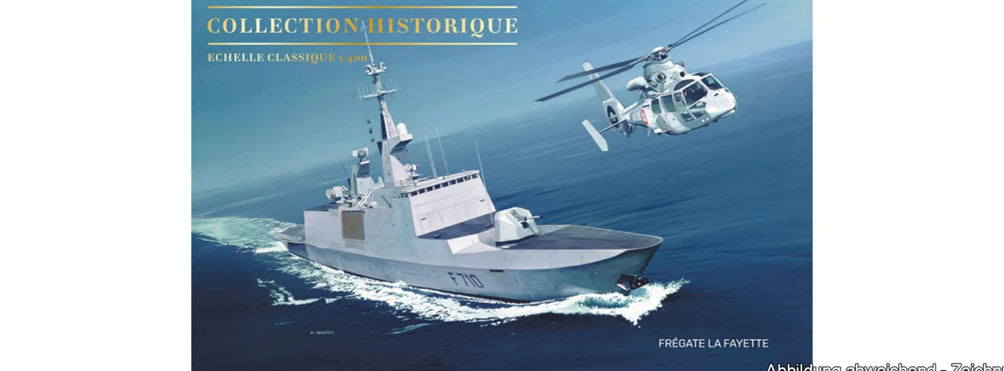 Heller 57035 Fregate La Fayette Starter-Kit | Schiff Bausatz 1:400