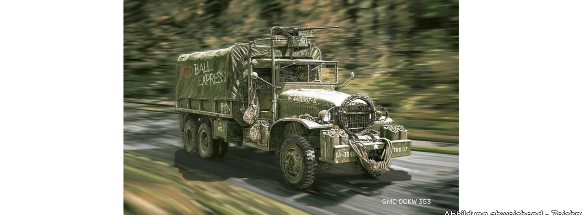 Heller 56996 GMC CCKW 353 | Starter-Kit | Militär Bausatz 1:72