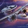 Heller 58302 Grumman E-2C Hawkeye Marine Nationale | Starter-Kit | Flugzeug Bausatz 1:72