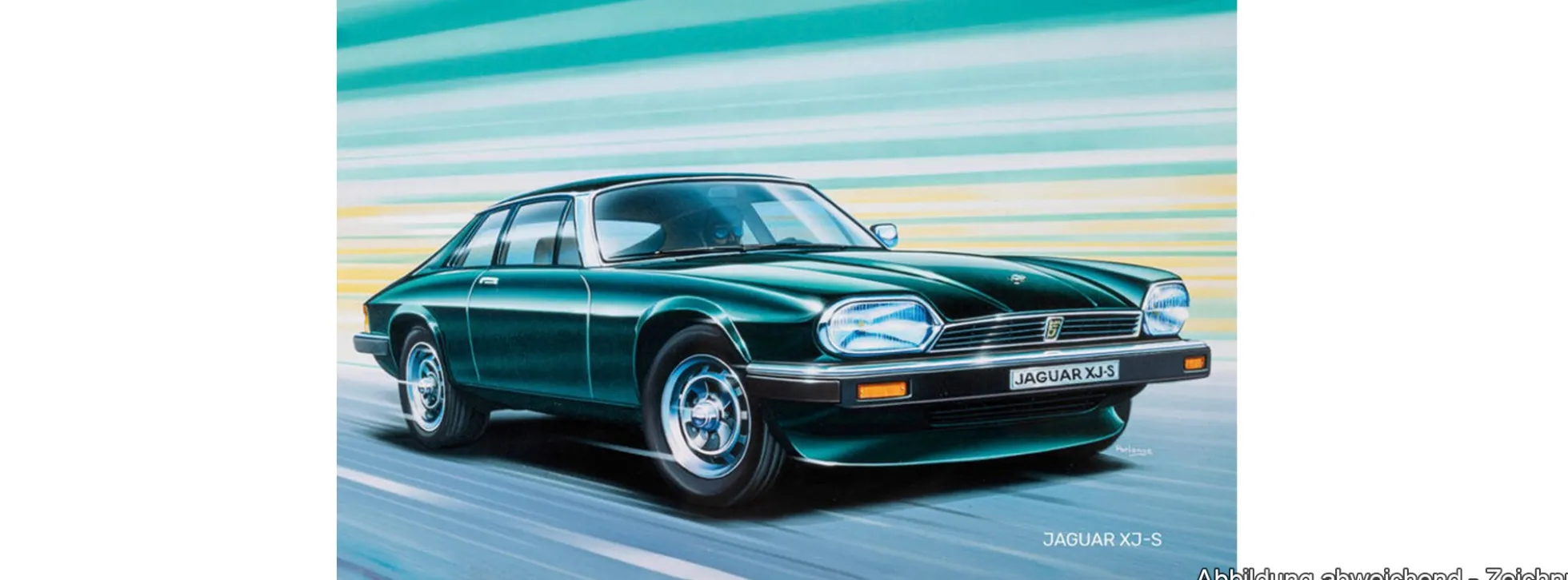 Heller 56183 Jaguar XJS Starter-Kit | Auto Bausatz 1:43