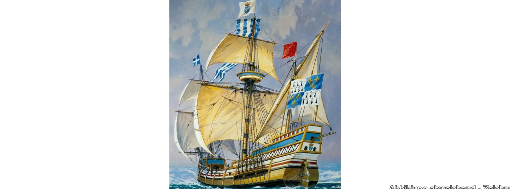 Heller 80841 La Grande Hermine | Schiff Bausatz 1:150