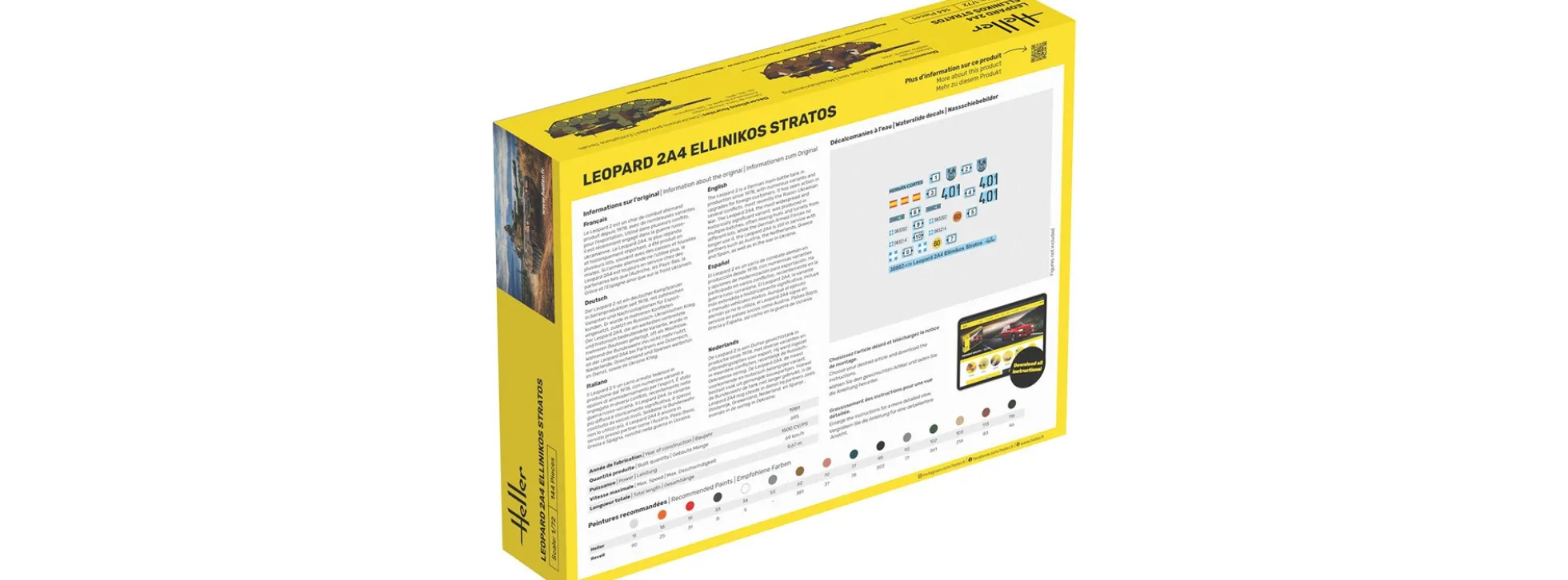 Heller 30802 Leopard 2A4 - Ellinikos Stratos | Militär Bausatz 1:72