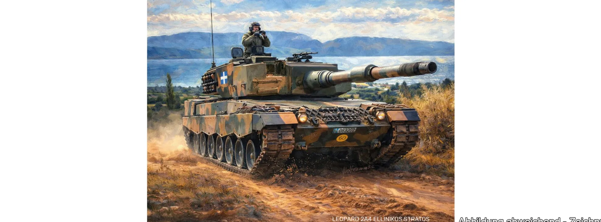 Heller 35802 Leopard 2A4 - Ellinikos Stratos | Starter-Kit | Militär Bausatz 1:72