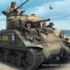 Heller 79894 M4A2 Sherman Division Leclerc | Militär Bausatz 1:72