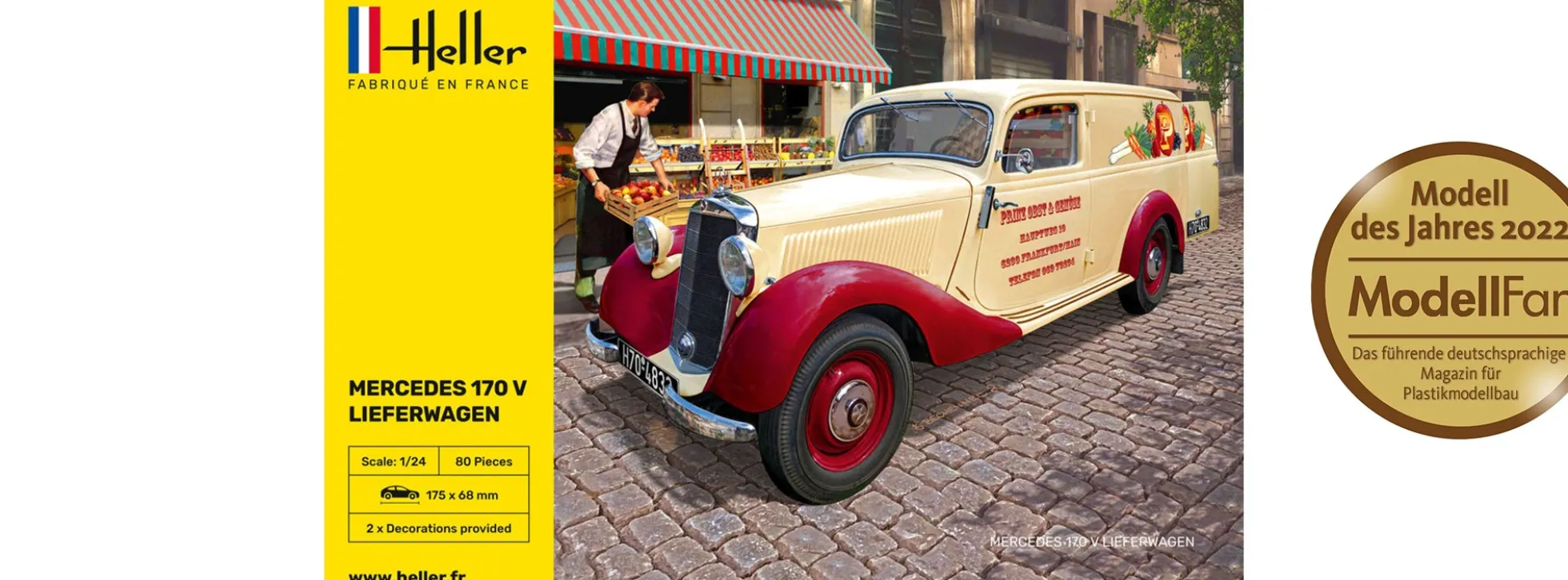 Heller 80736 MB 170 Lieferwagen | Auto Bausatz 1:24