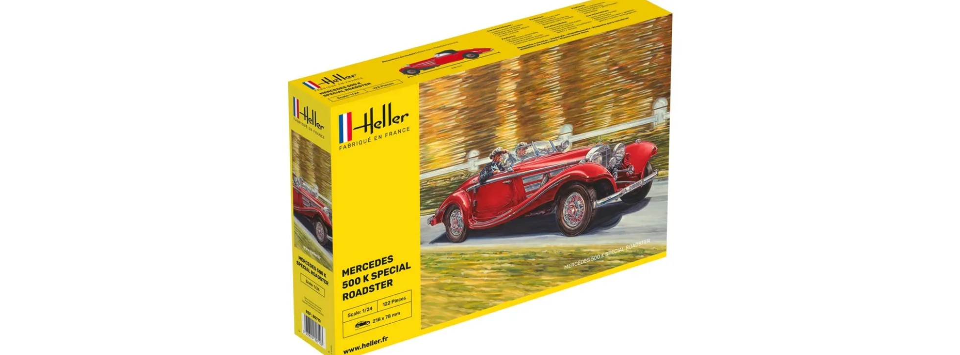Heller 80710 Mercedes 500 K Special Roadster | Auto Bausatz 1:24