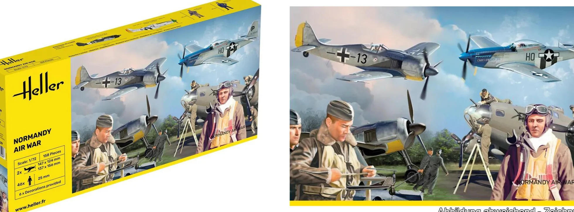Heller 50329 Normandy Airwar | Militär Bausatz 1:72
