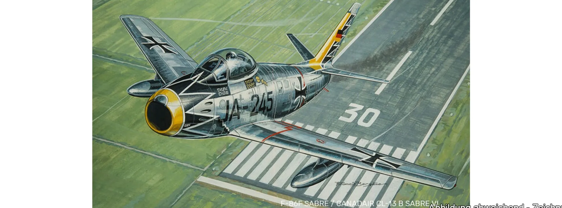 Heller 56277 North American F-86F Sabre | Starter-Kit | Flugzeug Bausatz 1:72