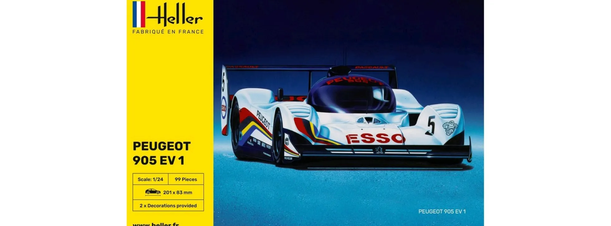 Heller 80718 Peugeot 905 EV1 | Auto Bausatz 1:24
