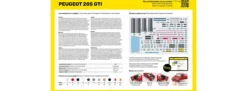 Heller 82705 Peugeot 205 GTI | Auto Bausatz 1:24