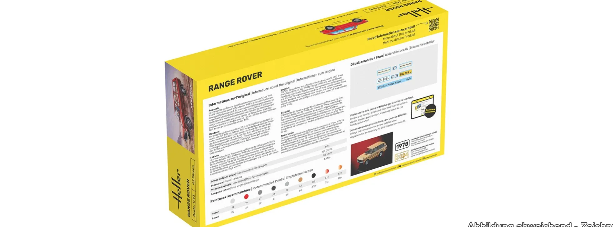 Heller 80181 Range Rover | Auto Bausatz 1:43