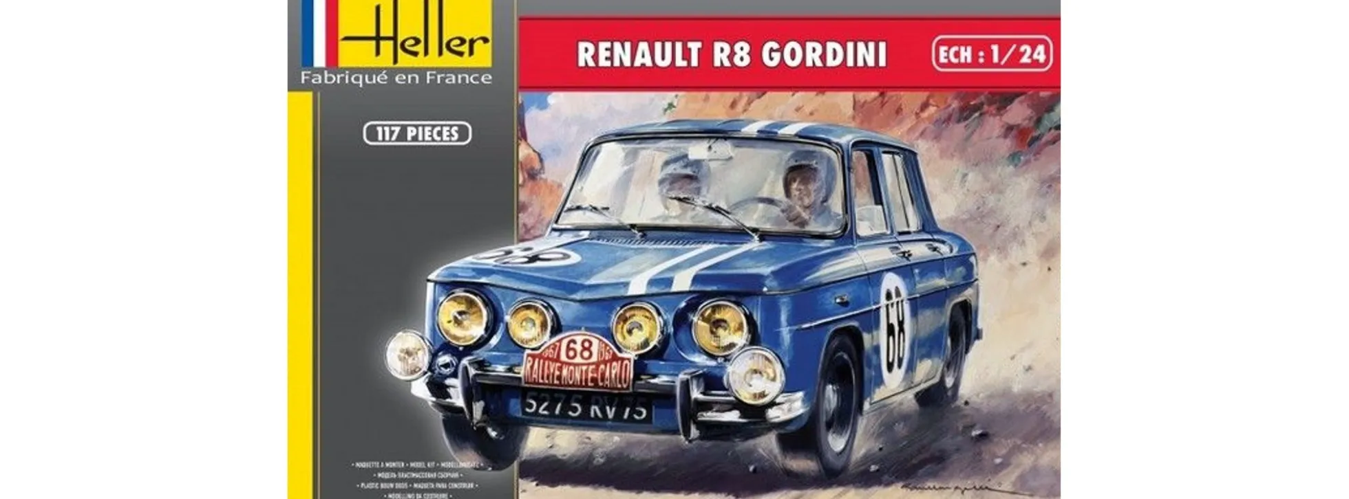 Heller 80700 Renault R8 Gordini | Auto Bausatz 1:24