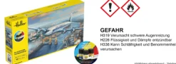 Heller 56315 Starter-Kit DC6 Super Cloudmaster AF | Flugzeug Bausatz 1:72