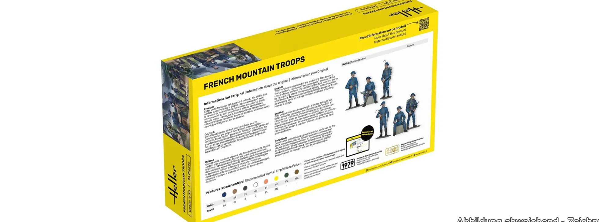 Heller 57223 Starter-Kit French Mountain Troops | Figuren Bausatz 1:35